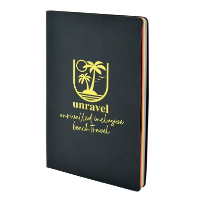 Personalised A5 Prism Notebook with Colourful Sheets