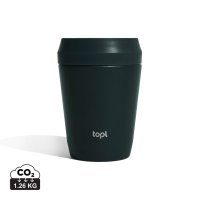Branded Eco-Friendly Steel Tumbler with 360° Lid 235ml