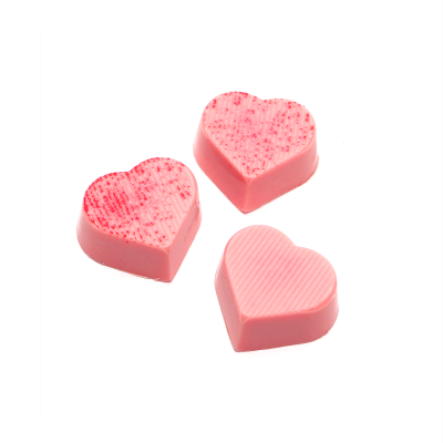 Valentines – Eco Kraft Cube – Raspberry Heart – Chocolate Truffles