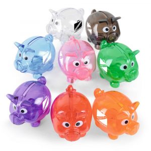 Personalised Mini Translucent Piglet Bank