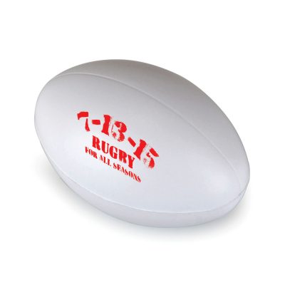 Personalised Rugby Ball Shaped Stress Ball