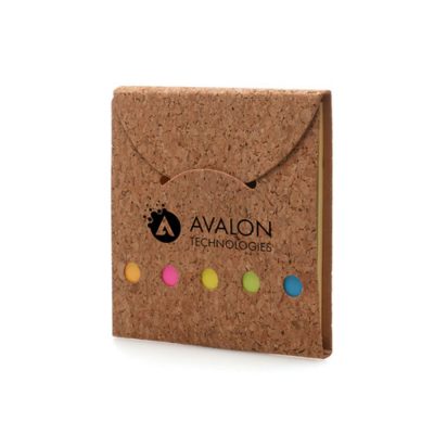 Personalised Cork Sticky Notes Set – Branded Merchandise