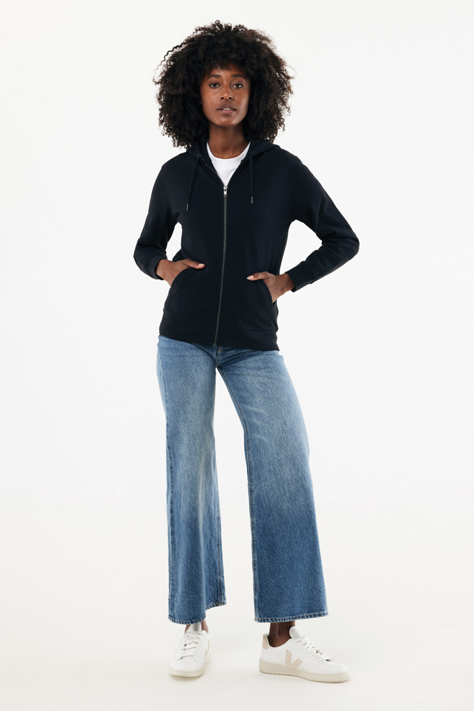 IQONIQ Abisko recycled cotton zip through hoodie IQONIQ Abisko recycled cotton zip through hoodie