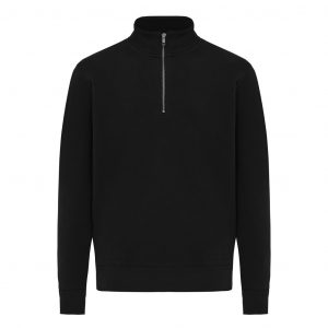 IQONIQ Elgon recycled cotton quarter zip sweater