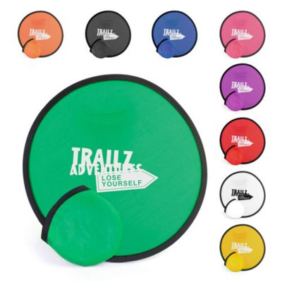 Folding Nylon Frisbee – Personalised Outdoor Fun