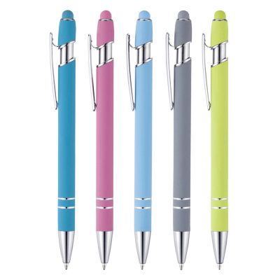 Vibrant Softfeel Aluminium Ball Pen – Personalised Gifts