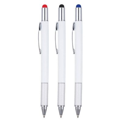Hexagonal Multi Tool Pen with Stylus – Personalised Promo Item