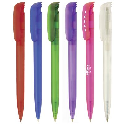 Frost Ball Pen with Large Print Area – Branded Merchandise