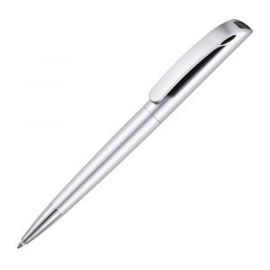 Stylish Silver Twist Ball Pen – Personalised Item