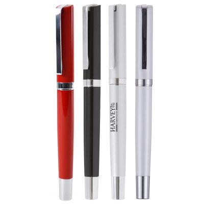 Personalised Roller Ball Pen with Hinged Clip – Branded Merchandise