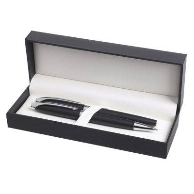 Personalised HI-Line Double Gift Box for Executive Pens – Branded Merchandise