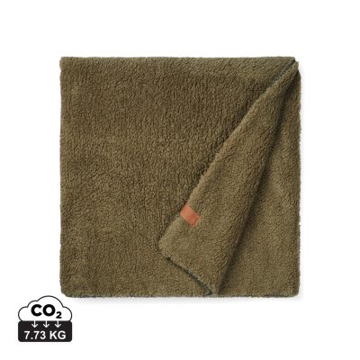 Branded VINGA Maine GRS Recycled Blanket for Trade Shows