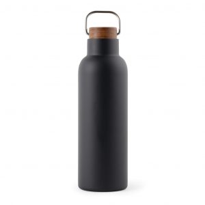Branded 800ml VINGA Ciro Flask Bottle with Wood Lid