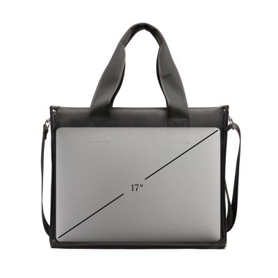 Eco-Friendly Branded Tote Bag with Padded Laptop Case
