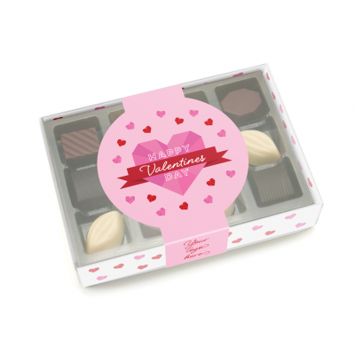 Valentines – Luxury 12 Choc Box – Chocolate Truffles