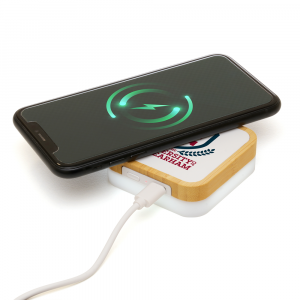 15W Bamboo and RABS Wireless Charger 15W Bamboo and RABS Wireless Charger