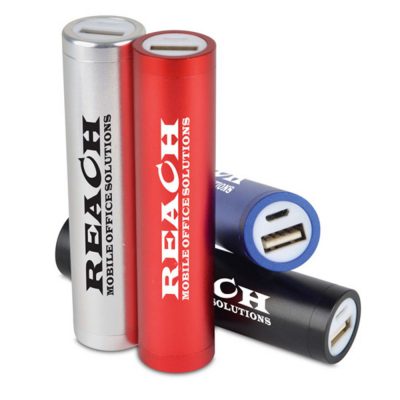 Personalised Aluminium Cylinder Power Bank