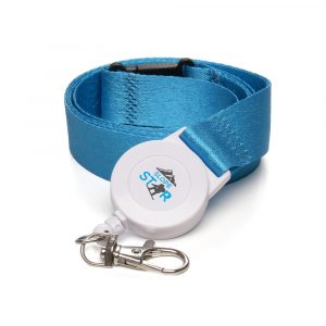 Made in Britain RPET Lanyard with Ski Pass Made in Britain RPET Lanyard with Ski Pass