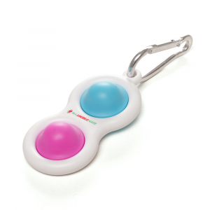 Seashell Fidget Popper with Carabiner Clip Seashell Fidget Popper with Carabiner Clip