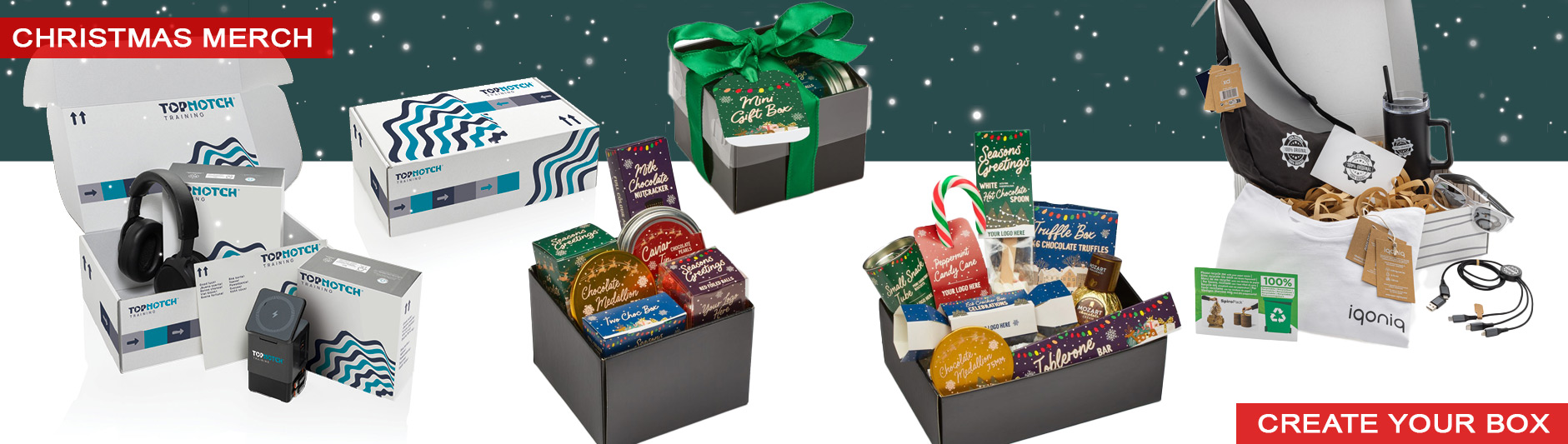corporate christmas merch branded