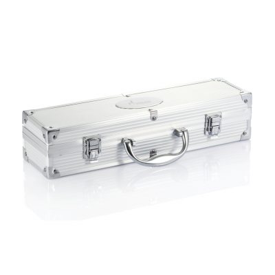 Branded 3 pcs BBQ Set in Aluminium Box for Outdoor Events