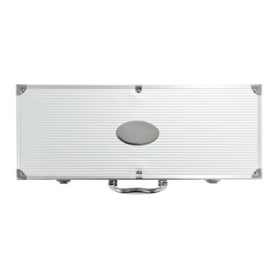 Personalised 12 Pcs Barbecue Set in Elegant Aluminium Box