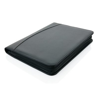 Branded Essential Zipper Tech Portfolio with Phone Stand