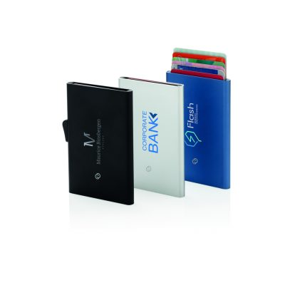 C-Secure aluminium RFID card holders