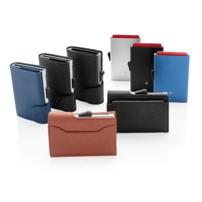 C-Secure aluminium RFID card holders