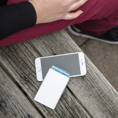 C-Secure aluminium RFID card holders